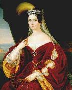 Frances Hudson Storrs Portrait of Maria Theresa of Austria Teschen oil painting artist